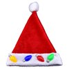 Shawshank Ledz Magic Seasons Christmas LED Santa Hat Plush 1 pc 702831